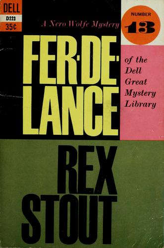 Cover of Fer-de-Lance by Rex Stout