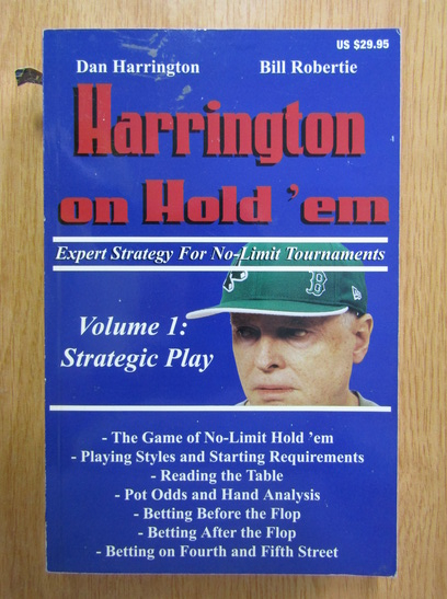 Cover of Harrington on Hold’em, Volume I by Dan Harrington · Bill Robertie