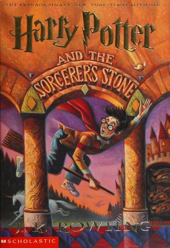 Cover of Harry Potter and the Sorcerer’s Stone by J. K. Rowling