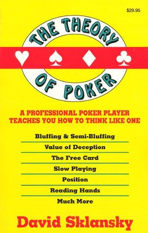Cover of The Theory of Poker by David Sklansky